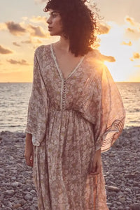 Faune Paloma Vintage Daisy Print Dress - The Mercantile London