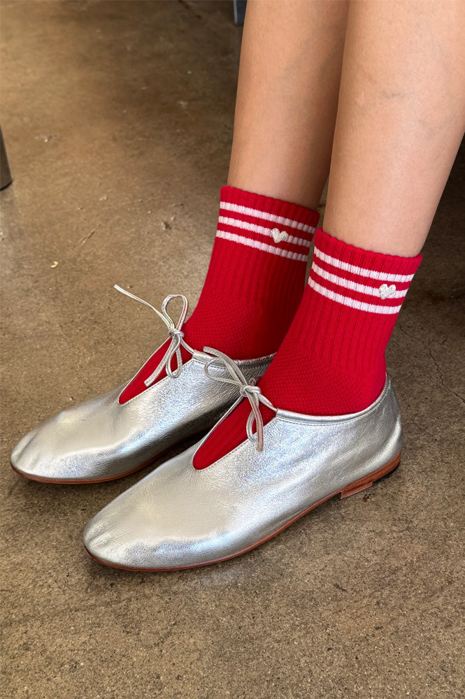 Le Bon Shoppe Embroidered Scarlet Girlfriend Socks