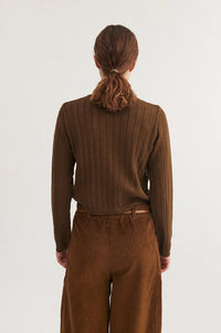 Basic Apparel Tricia Desert Palm Cardigan - The Mercantile London