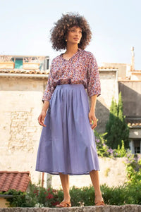 Zen Ethic Lina Lilac Skirt - The Mercantile London