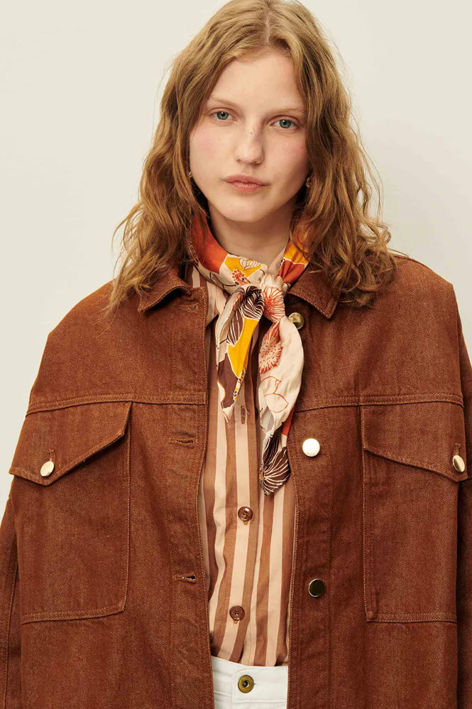 Sessùn Midwest Toffee Denim Jacket - The Mercantile London