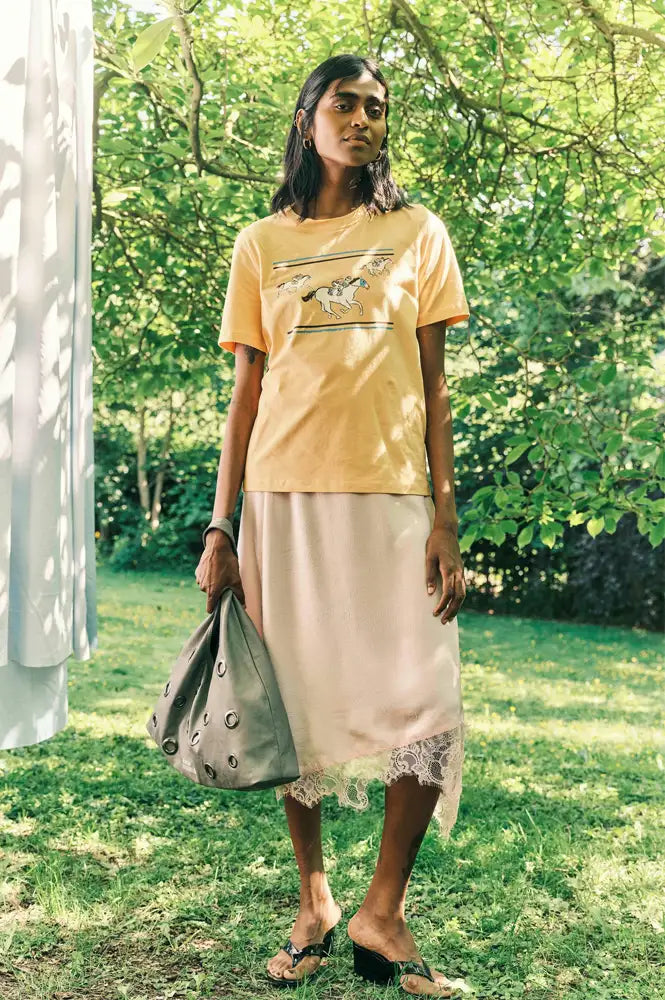 Baum Und Pferdgarten Jawo Buff Orange T-Shirt - The Mercantile London