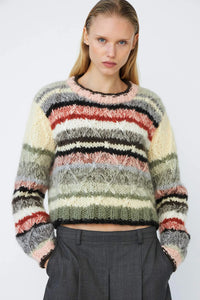 Dawn x Dare Bella Wooden Stripe Jumper - The Mercantile London
