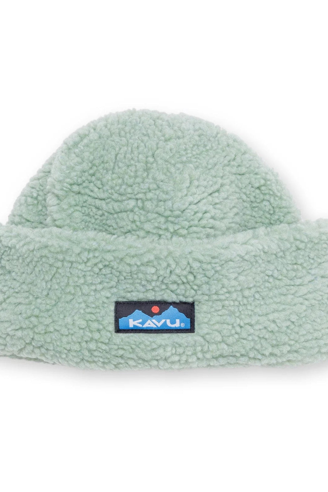 Kavu Fur Ball Soft Sage Beanie