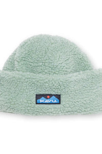 Kavu Fur Ball Soft Sage Beanie
