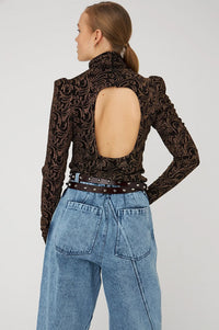 Stella Nova Sparkling Black Jersey Top - The Mercantile London