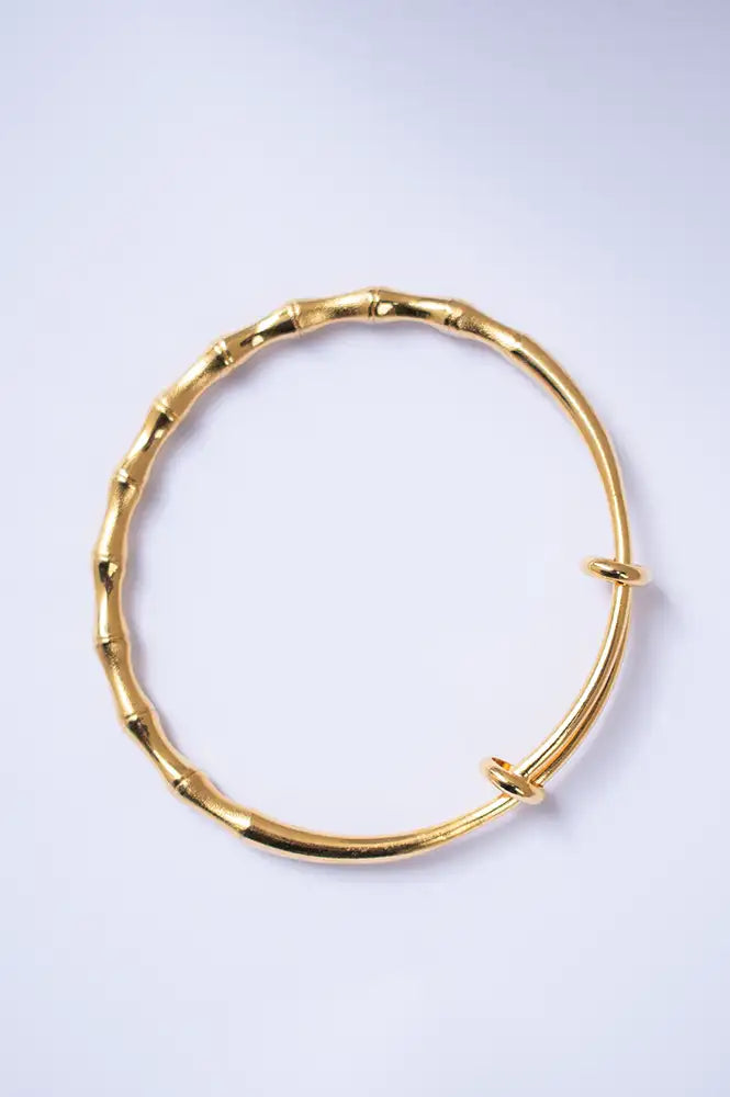 Ashiana London Shino Bamboo Gold Bangle