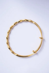 Ashiana London Shino Bamboo Gold Bangle