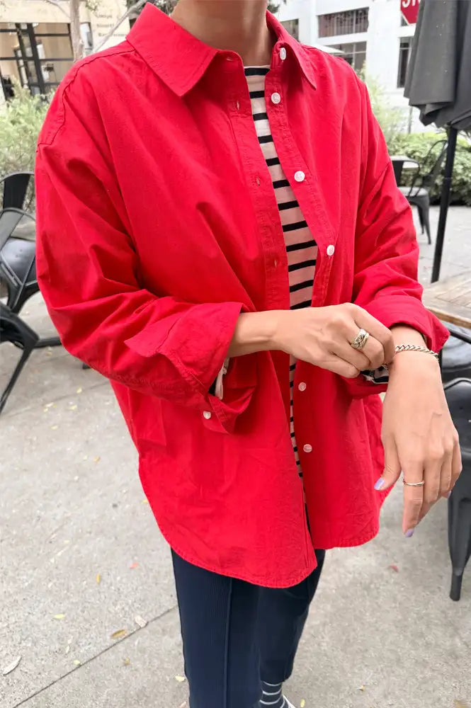 Le Bon Shoppe Owen Red Shirt