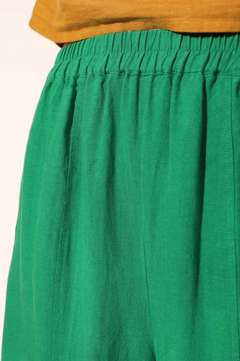 L.F. Markey Basic Linen Grass Trousers - The Mercantile London