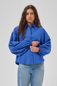 My Essential Wardrobe Sunna Beaucoup Blue Shirt