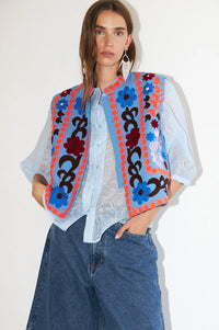 Lolly's Laundry Bini Bohemian Embroidered Vest