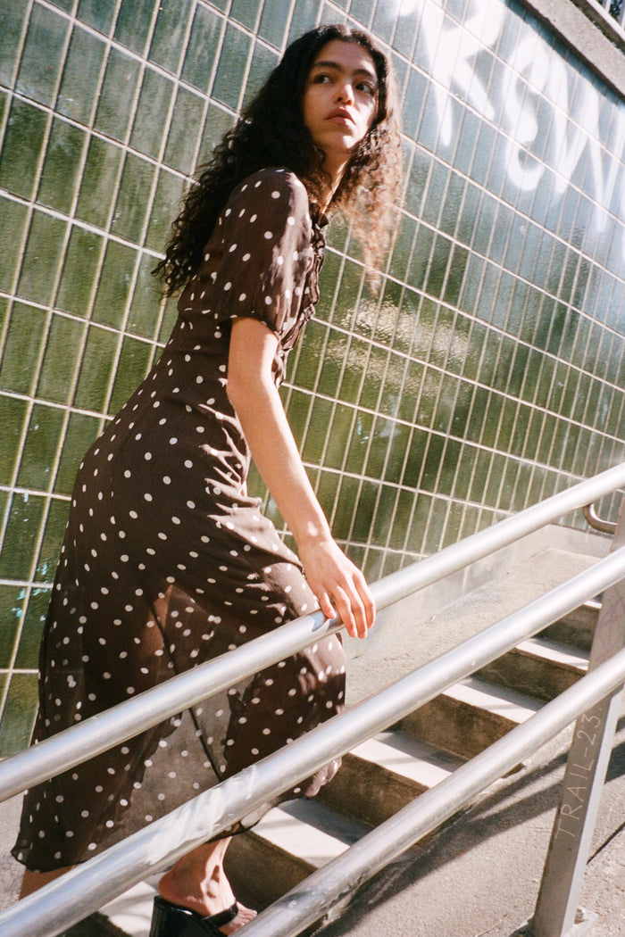 Baum Und Pferdgarten Alara Coffee Bean Dress - The Mercantile London