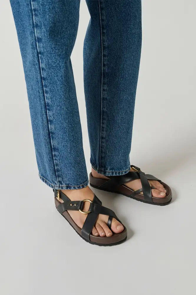 Soeur Mexico Black Sandals - The Mercantile London