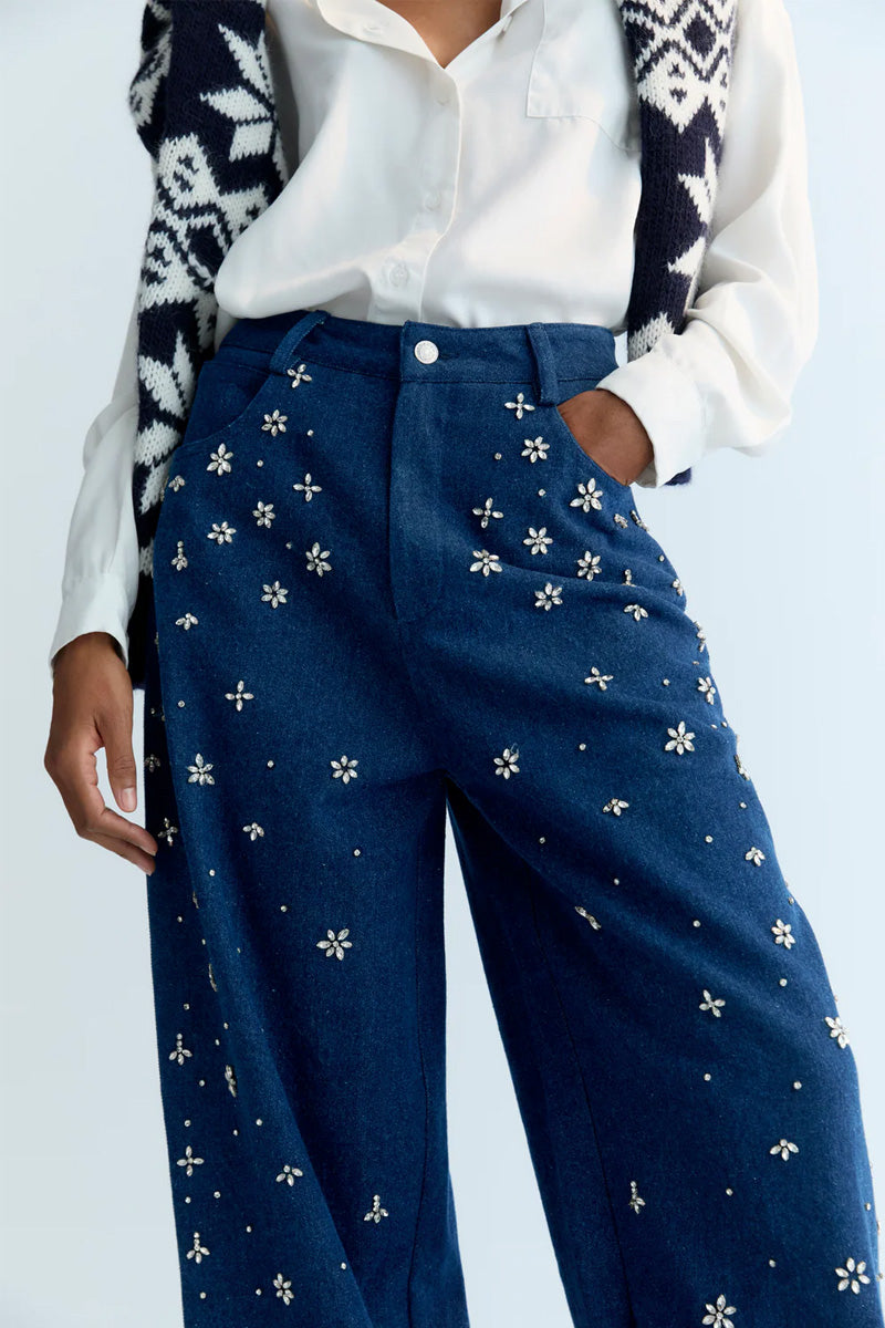 The New Society Lia Embellished Jeans - The Mercantile London