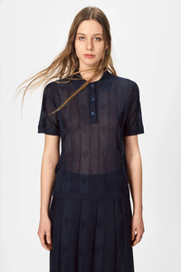 Nué Notes Jed Navy Poloshirt - The Mercantile London