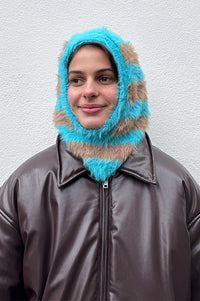 Mercantile Striped Blue Balaclava