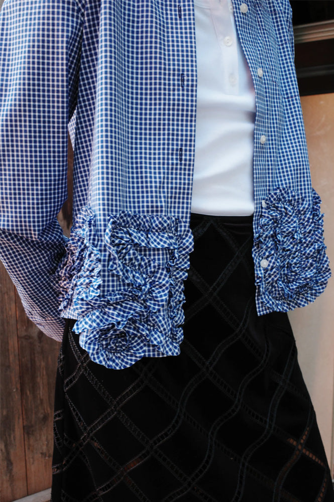 Baum Und Pferdgarten Mariel Blue Check Shirt - The Mercantile London