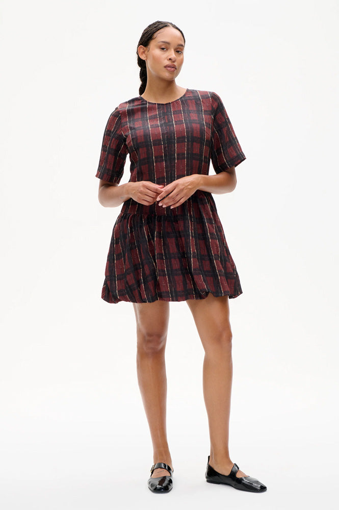 Baum Und Pferdgarten Astrid Red Check Dress - The Mercantile London