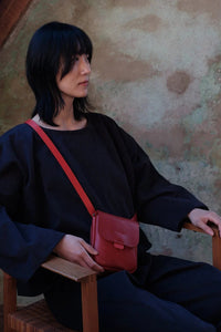 Kate Sheridan Ruby Half Orbed Tab Bag