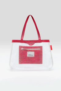 Bellerose Hilyao Red Ripstop Handbag - The Mercantile London