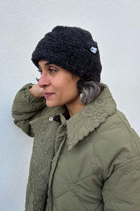 YOKO Snowy Black Hat - The Mercantile London