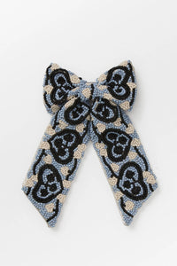 Beck Söndergaard Hearty Beaded Bow Clip - The Mercantile London