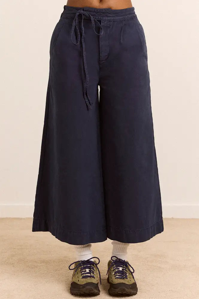 Damson Madder Lotta Antiqued Navy Culottes