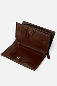 Biba Perkins Dark Brown Braided Wallet