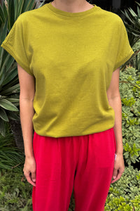Le Bon Shoppe Ease Golden Olive Tee