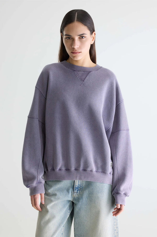 Bellerose Flips Grape Crewneck Sweatshirt - The Mercantile London