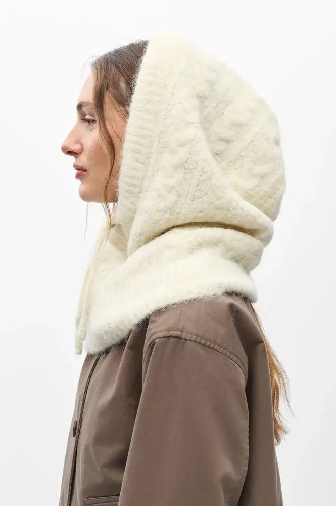 Object Milu Sandshell Cable Knit Balaclava