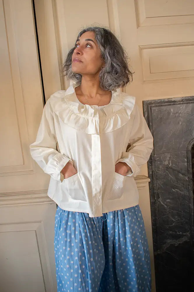 Daydress Spry Off-White Twill Jacket - The Mercantile London