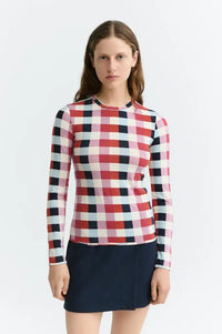 Thinking Mu Brisa Chesire Checks Top