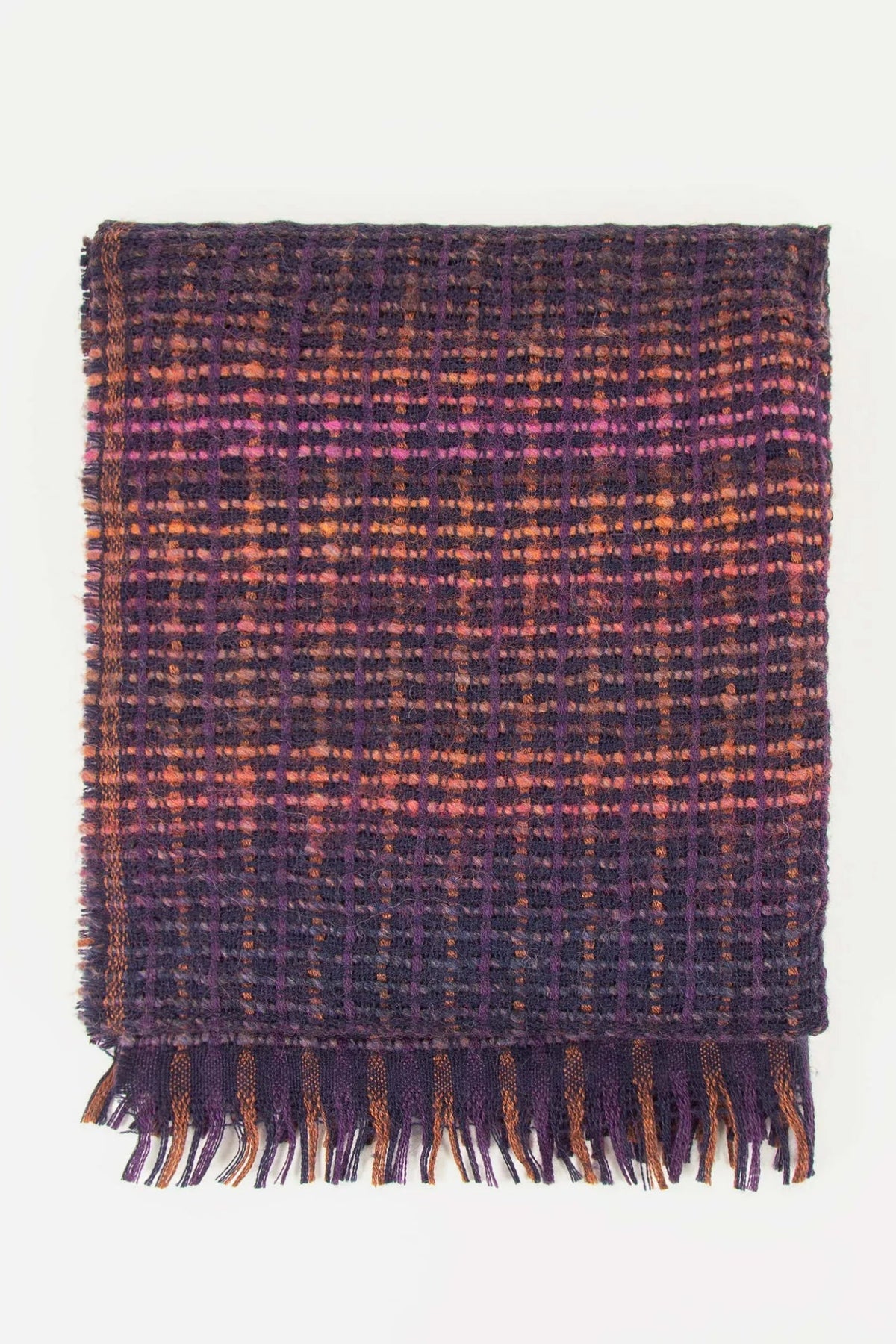 Sessùn Niu Pio Ruby Blue Woven Scarf