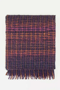 Sessùn Niu Pio Ruby Blue Woven Scarf