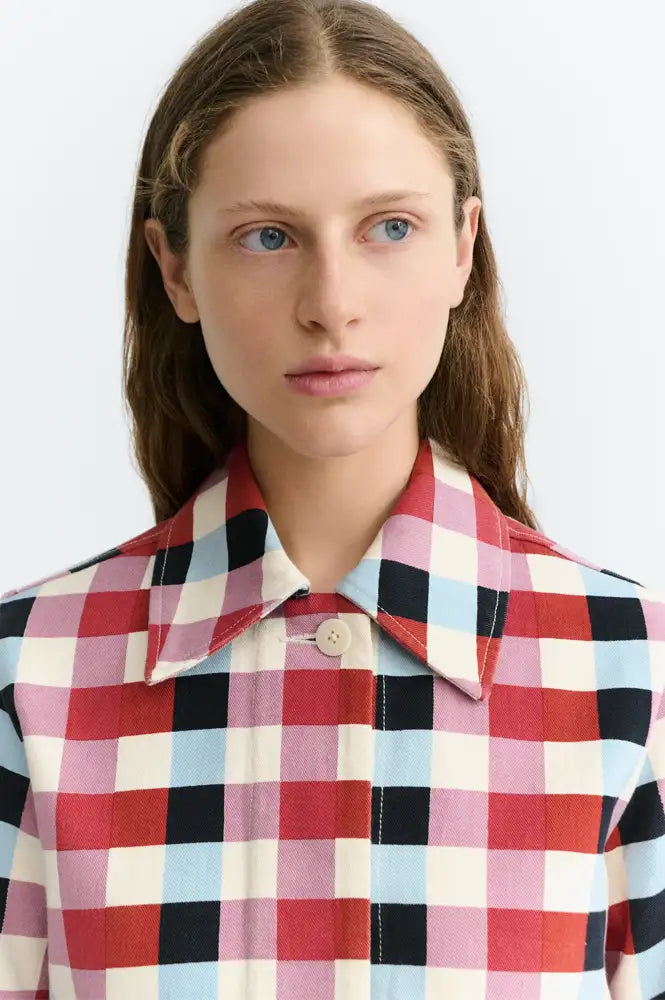 Thinking Mu Astrid Cheshire Checks Jacket