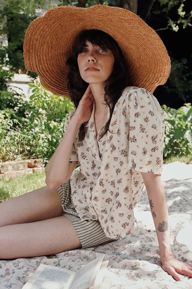 Emile Et Ida Debora Forsythia Floral Shirt - The Mercantile London