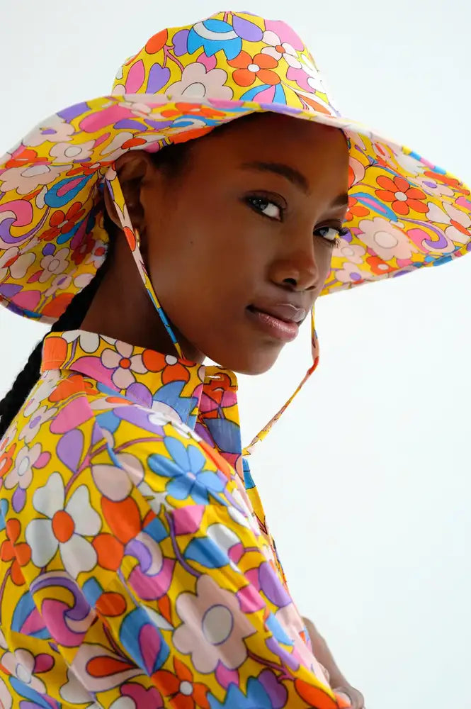 Compania Fantastica Bloom Print Sunhat