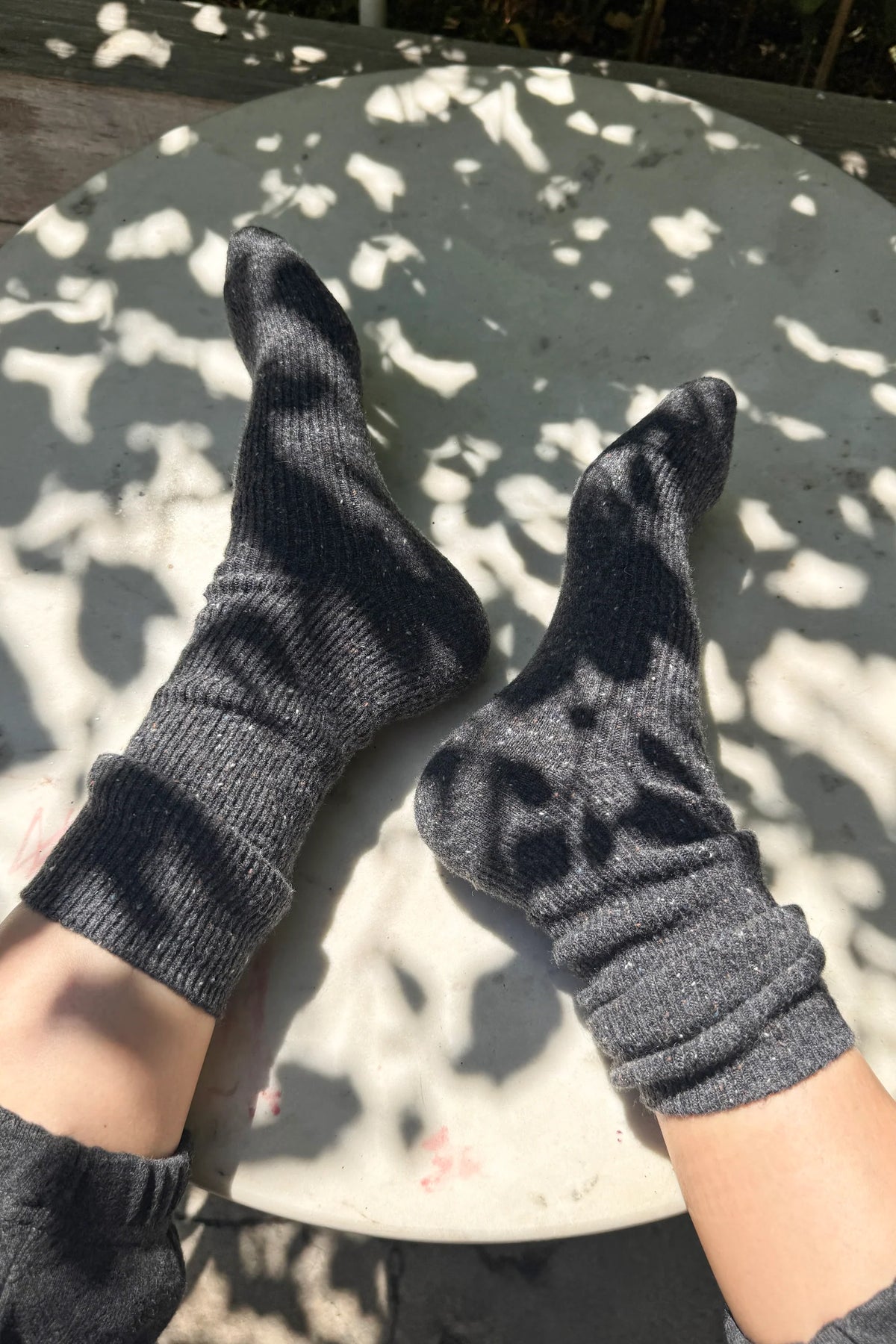 Le Bon Shoppe Snow Charcoal Socks