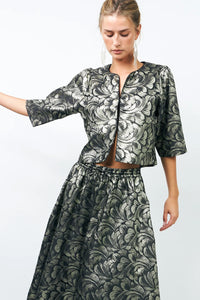 Lolly's Laundry Trine Silver Short Jacket - The Mercantile London