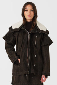 Seventy + Mochi Finn Cacao Denim Jacket - The Mercantile London