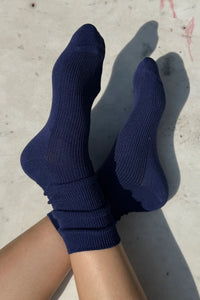 Le Bon Shoppe Navy Trouser Socks