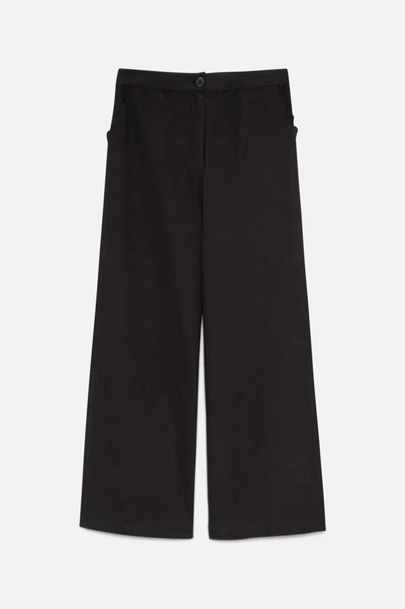 Compania Fantastica Black Straight Suit Pants - The Mercantile London