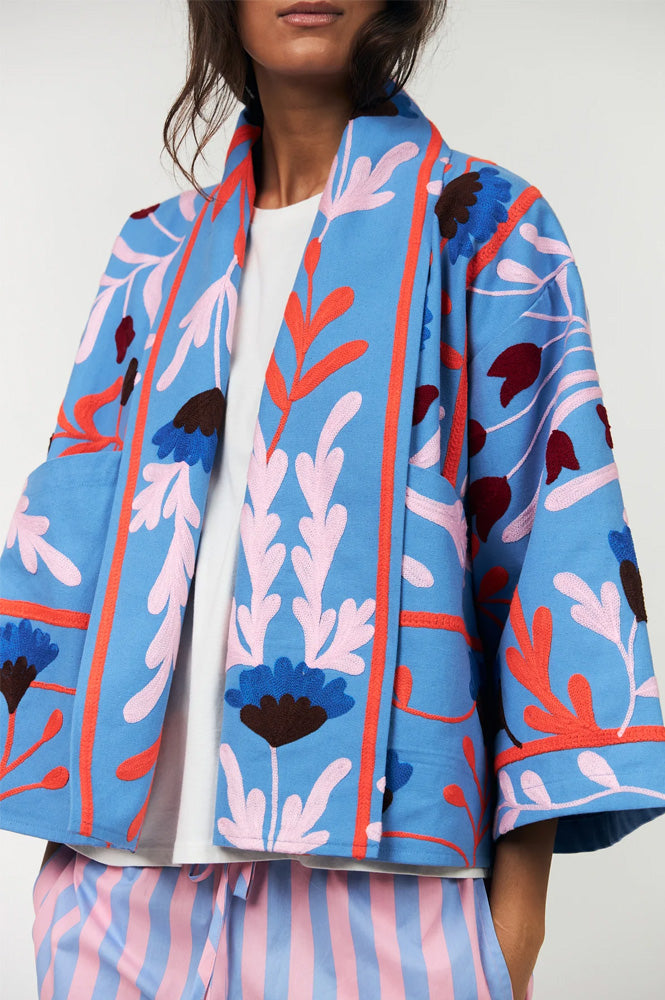Lolly's Laundry Rumi Blue Bohemian Jacket