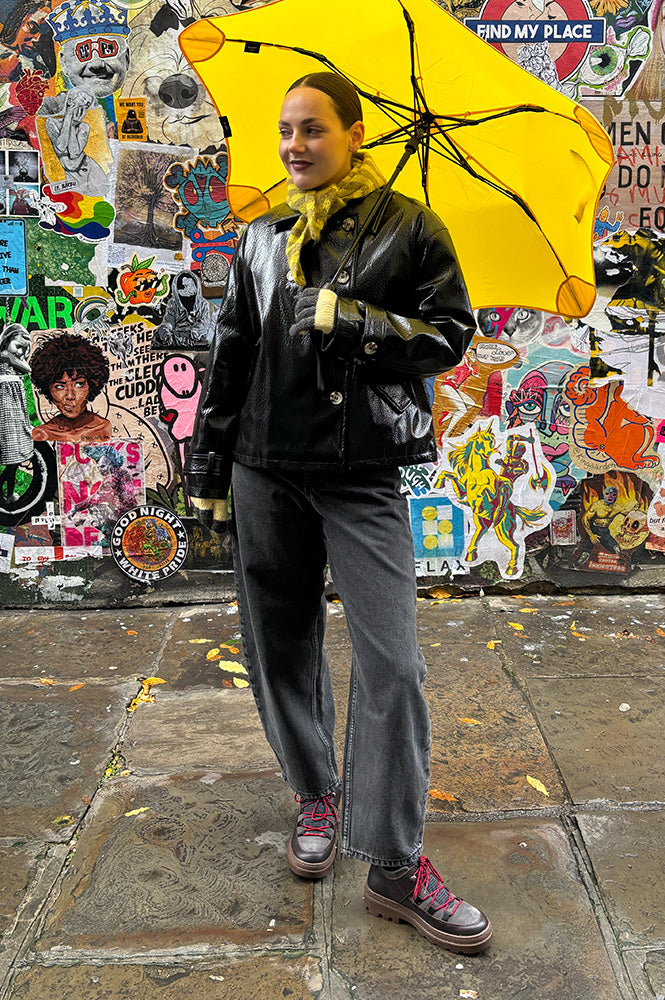 Dr Denim Nanci Aged Black Jeans - The Mercantile London