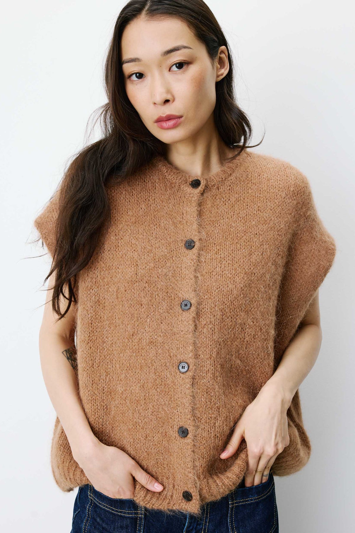Grace & Mila Addison Camel Cardigan