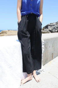 L.F Markey Camry Black Trouser