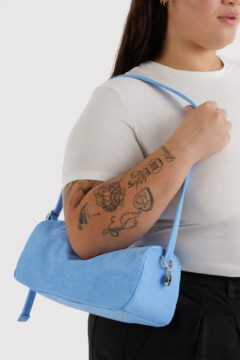 Baggu Piscine Blue Nylon Loaf Bag
