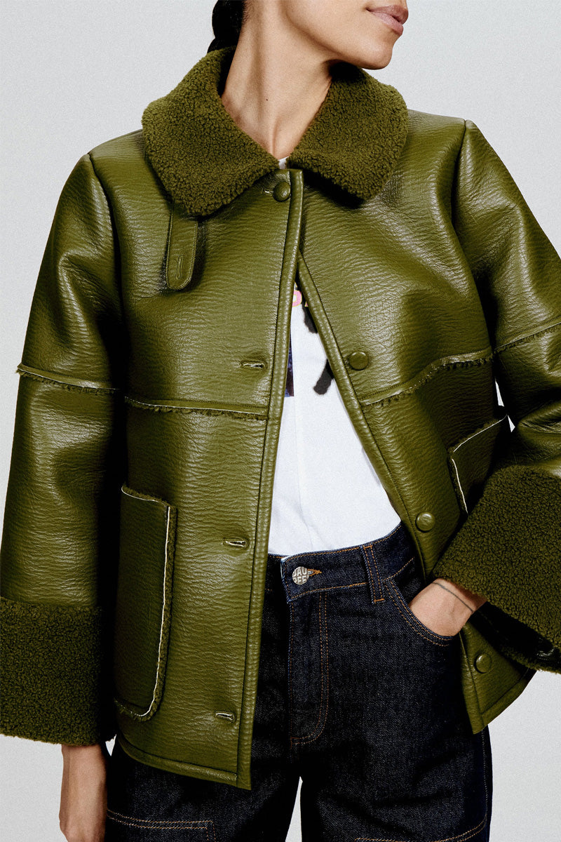 Baum Und Pferdgarten Birdie Ivy Green Jacket - The Mercantile London